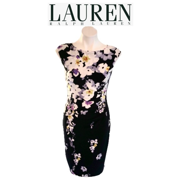 Lauren Ralph Lauren Dresses & Skirts - Ralph Lauren Floral Slimming Sexy Dress.